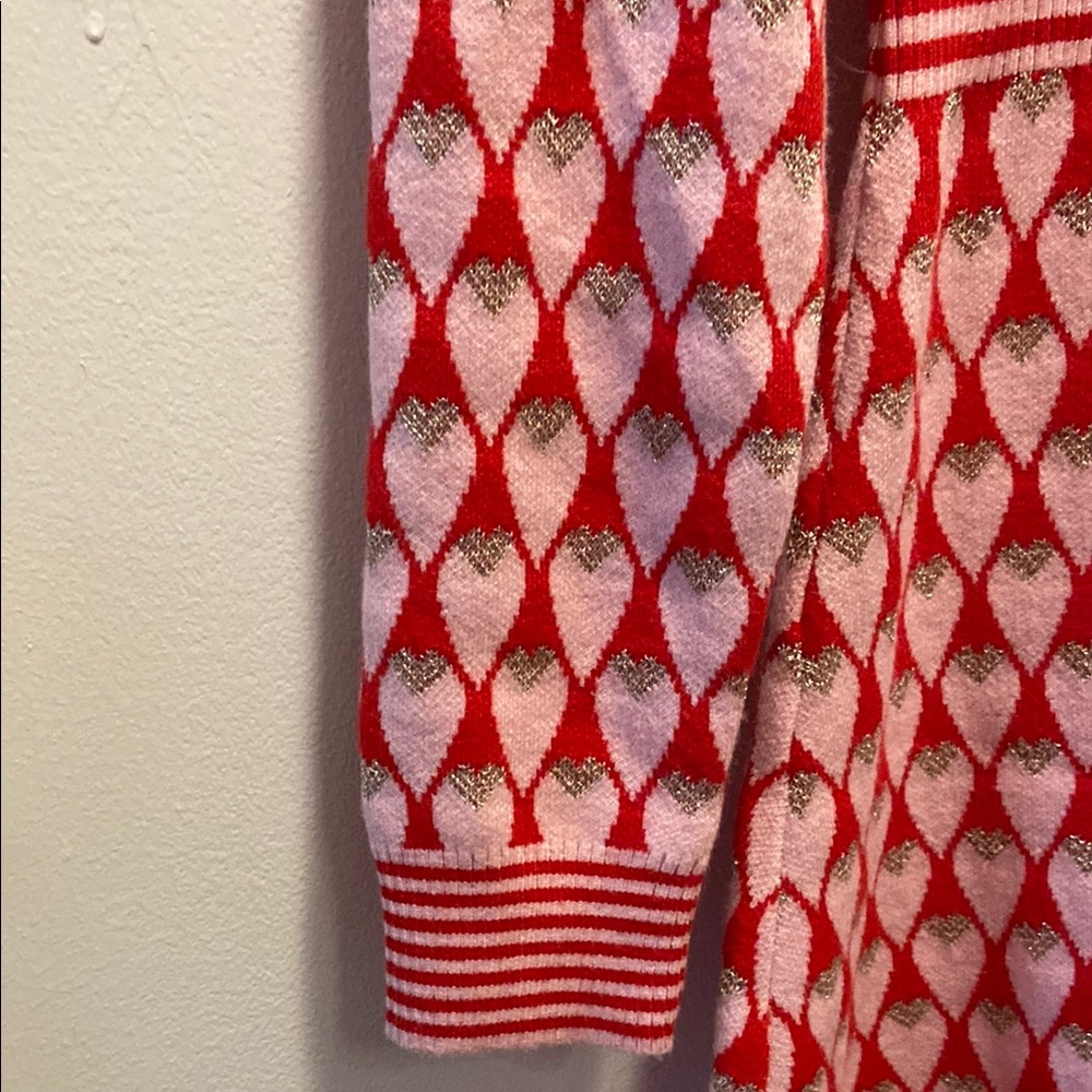 Lili Sidonio Collection Retro- Red and White Long Sleeve Dress - Picture 5 of 10